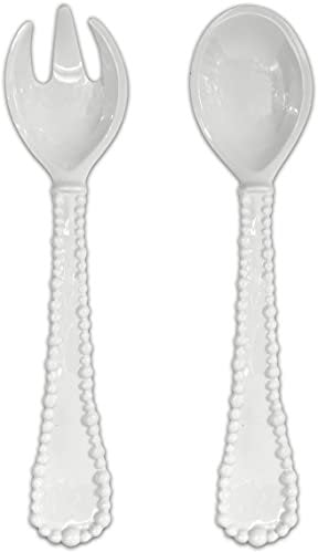 Baci Milano Collezione Joke Table & Kitchen Posate Insalata Melamina - 30 x 7 cm Colore Bianco