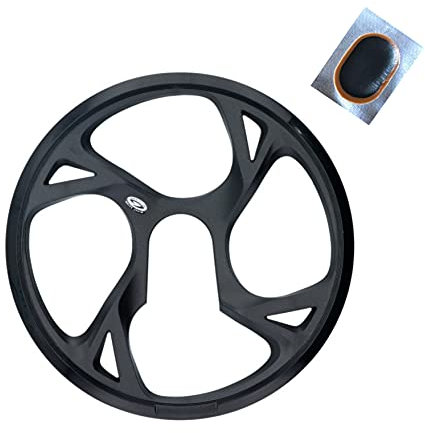 Shimano Kettenschutz Kettenschutzring für FC-M371 Kunststoff Schwarz 48 Zähne inkl. Schlauchflicken
