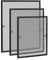 HENGMEI Fliegengitter Fenster 100x120cm Insektenschutz ohne Bohren Mückenschutz Mückengitter Fliegenschutzgitter mit Aluminium Rahmen für Fenster, Anthrazit