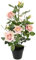 Rosenbusch im Topf Rosen Rosenstock Rosenbäumchen Kunstrosen Seidenblumen Kunstpflanzen Kunstblumen Kunstbaum Dekobaum Kunstpflanzen Pflanzen Dekopflanze Seidenpflanze Zimmerpflanze Deko Büropflanze