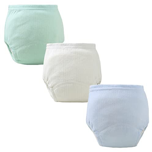 Yealoo 3er Pack Baby Töpfchen Trainingshose Atmungsaktives Masche Windelhosen Kleinkind Baby Töpfchentraining Unterhosen Unterwäsche 3 Jahre