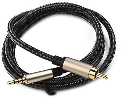 ZYWUOY Câble pour RCA, câble Audio vidéo coaxial numérique SPDIF pour RCA vers mâle 3,5 mm pour HDTV
