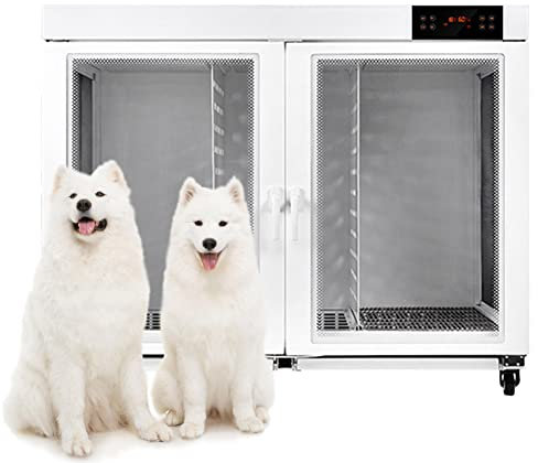 ARWIC Large Pet Dryer Box Pet Grooming Dryer for Large Dogs Up To 45kg, Negative Ion Fan Can Increase Hair Luster, 8 Powerful Fans for Efficient Drying