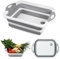 WZHHDM Tabla de cortar 3 en 1 para cocina, tabla de cortar, plegable, para camping, multifunción, para cocina, camping, accesorios para caravanas, accesorios para exteriores, viajes