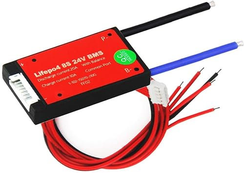 TECNOULAB 1 Stück 8S 24V 20A LiFePO4 Lithium Akku Schutzboard BMS PCB mit Balancer