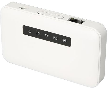 Yunseity Modem 4G LTE, Mini Router Mobile Wireless, Scheda SIM RJ45 WAN LAN 300Mbps WiFi Portatile Hotspot per 10 Dispositivi