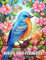 Birds and Flowers Coloring Book: Beautiful Birds and Flowers Coloring Book For Seniors In Large Print Adults Beginner Women and Men Girls 50 Easy and Simple - Scenes (Easy Coloring Books For Adults)