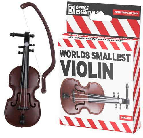 Panda Loco Die kleinste Notfall-Violine der Welt! - Office Essentials Stöhnen Geschenk Geburtstag Weihnachten Witz Witz