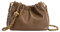 LYEAA Frauen Kette Umhängetasche Wolke Crossbody Einkaufstasche PU Leder Falten Hobo Bag Satchel Sling Bag Täglich Dating Geldbörse, khaki, 34*20*12cm/13.39*7.87*4.72inch