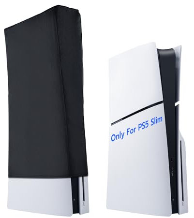 Wigearss Funda contra Polvo Protector Cubierta Antipolvo para PS5 Slim Consola(No para la PS5/PS5 Pro)