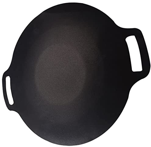 Sosoport Koreanische Grillpfanne Bbq Haushaltsgrillpfanne 28cm Antihaft Mikrokieselbeschichtung Mit Griffen Für Fleisch Gemüse Meeresfrüchte Vielseitige Grillschale Für Herd Und Induktion