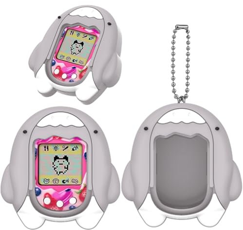 Fiorky Silikonhülle Ersatz for Tamagotchi Original, Silikonhülle, stoßfeste, Kratzfeste Schutzhülle mit Trageband for Tamagotchi Original Virtual Pet Game Machine