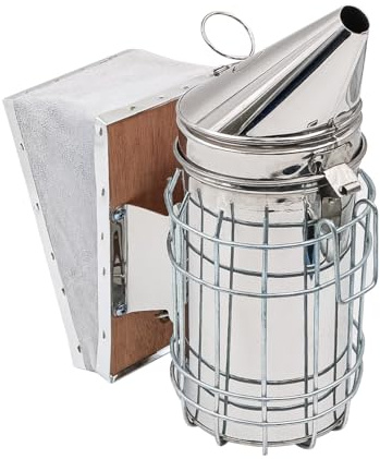 Namvo Bienenstock-Smoker aus Edelstahl mit Airbags und Belüftungsöffnungen für eine effektive Bienenstockpflege