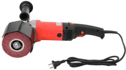 YILIKISS 1400W Satiniermaschine, Bürstenschleifer Schleifmaschine Winkelschleifer Poliermaschine Rad polierer Bürstmaschine Drahtziehmaschine Polieren für Holz Kunststoff Metall Edelstahl