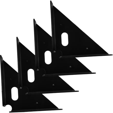 KITANDOVE Lot De 4 Équerres d 39 Angle Robustes En Acier Inoxydable Pour Meubles Étagères Bureaux