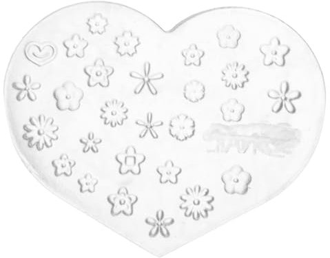 Healeved DIY Nail Charm Molds Reusable and Durable Nail Art Molds in Styles for Manicure Supplies