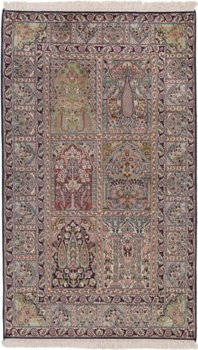 Nain Trading Kaschmir Seide 95x157 Handgeknüpft Orientteppich Teppich Seide Indien