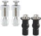 WeddHuis 8 Pezzi Fissaggio WC da Sopra Viti per Copriwater Sedile WC Montaggio Superiore Accessori per Cerniera