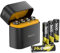 Rechargeable Battery AA Lithium with Charger,8 Count 3600mWh 1.5V Double A Batteries High Capacity,Long Lasting Lithium ion Battery with Charging Storage Box,AA Lithium Batteries for Blink Xbox