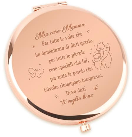 Regalo Per Mamma, Regalo Festa Della Mamma, Specchi Cosmetici Mamma, Regalo Mamma Compleanno, Regali Festa Della Mamma Originali, Regalo Mamma Natale, Regalo Per Mamma Natale (Mia cara Mamma)