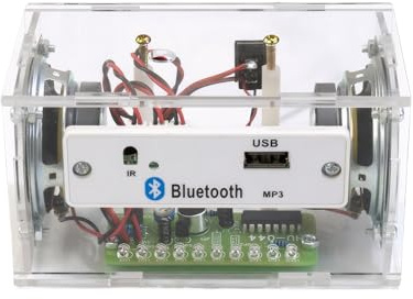 YIXANNX Bluetooth Speaker DIY Kit For Electronic Enthusiasts Speaker Diy Kits Bluetooth Making Kit Leory, Spare parts + shell