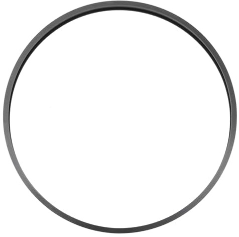 Bilderrahmen Modern Aluminiumlegierung Runder Schwarz, aus Schlicht | Wandmontage und Fotos, Inklusive Zubehör, Geeignet für Wohnzimmer und Tisch