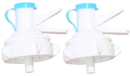 TOYANDONA Robinets Fontaine à Eau Valves pour Distributeur Eaux en Plastique Réutilisables Lot de 2 Distribution Rapide, pour Bouteilles et Seaux D'eau en Extérieur