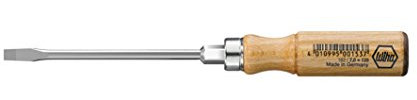 Wiha 1624 Tournevis plat en bois 7,0 x 125