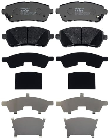 TRW GDB3437 Bremsbelagsatz 4-Teilig für Ford Fiesta VI (CB1, CCN) 2008 - Vorderachse und Andere Fahrzeuge