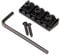 Schwarze Gitarren-Sicherungsmutter, 42 mm, für Floyd Rose / Tremolo, Doppelsicherungssystem