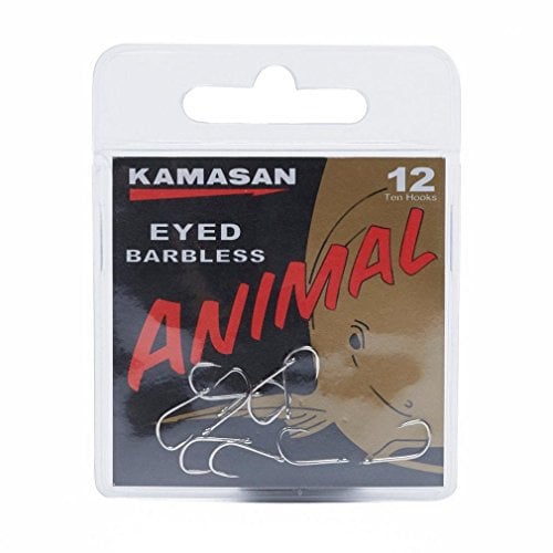 KAMASAN Animal Fishing Hooks - Size 12, One Size
