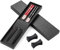 Leaptech Set de 2 Paires de Baguettes Japonais Nature Baguettes en Bois écologique dans Un Coffret Noble Coffret Cadeau (Noir Rouge - Fleur de Prunier)