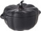 STAUB Petite citrouille en céramique, passe au four et à la cuisinière jusqu'à 300 °C, plat de cuisson, plat à bonbons, noir mat