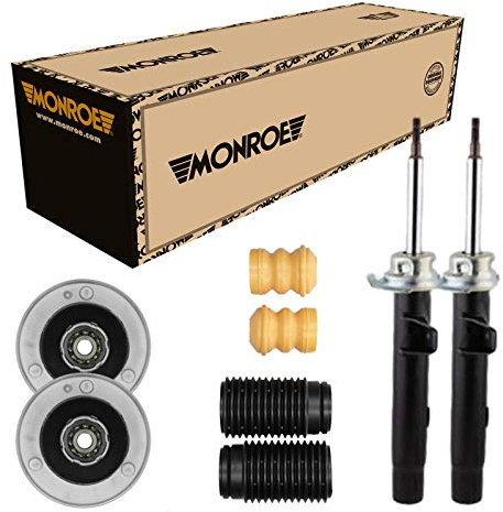 Monroe Stoßdämpfer Vorne + Domlager Staubschutz passend für BMW 1 E81 E87 3 Touring E91