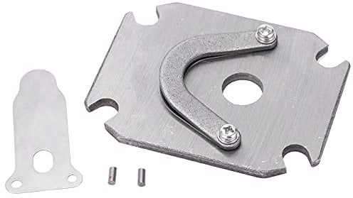 Air Compressor Valve Plate, Air Compressor Valve Plate Metal Part Accessory Replacement Set 3/8in 48x72mm 1P2.5P3P4P