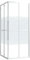 vidaXL Cabine de Douche Paroi de Baignoire Paroi de Douche Cabine de Baignoire Accessoire de Salle de Bain Maison Intérieur ESG 80x80x180 cm
