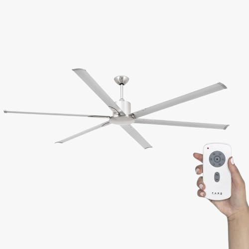 Faro Barcelona 33465A - ANDROS Ventilador de techo gris con motor DC