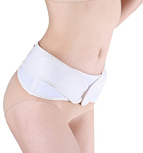 Iliosakral-Hüftgurt für Frauen Männer SI-Gelenkgurt-Unterstützung mit doppelschichtigen elastischen Riemen Iliosakral-Stützgürtel für Ischias-Becken-Lendengelenk-Schmerzlinderung Hilfe zur