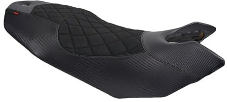 Funda de Asiento Compatible con Ducati Hypermotard 1100 / S 2007-2010 Color Negro