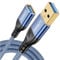 XGMATT USB 3.0 Extension Cable 3M, USB Type A Male to Female 5Gbps Data Sync USB Extender Cord Compatible with Printer, Scanner,Card Reader, Hard Drive,PS VR, Keyboard,HTC Vive, Camera,Blue