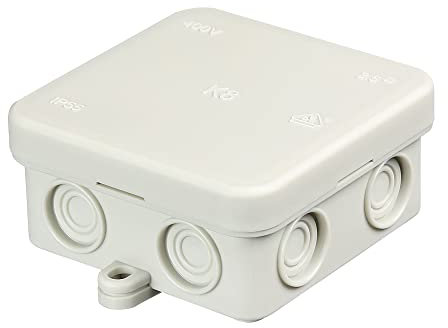 SD ProfiLine Feuchtraum-Abzweigdose K8, 75x75x36mm, lichtgrau, 10 Stück