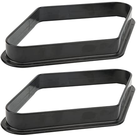 2er Set Kunststoff Diamant Form Billard Ball Racks für 9 Bälle Perfekt für Ihren Billardtisch