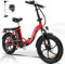 HITWAY E-Bike Vélo électrique 20 Pouces Fat Tire Pliant, 250W Moteur, 36V/12Ah Batterie au Lithium, Autonomie maximale 35-90 km