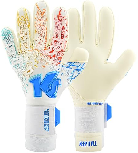 Profi Torwarthandschuhe - Varan7 Champ NC Game Over - 4mm Grip - Fussballhandschuhe für Erwachsene - Größe 7-11