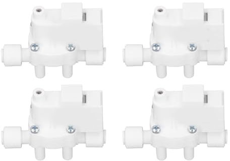 4Pcs 1/4 Zoll Schnittstelle Ro Booster Pumpe Schalter Hochdruck Ventil Umkehrosmose Wasserfilter System Zubehör