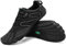 SAGUARO Chaussures Minimaliste Homme Femme Barefoot Shoes Chaussures Pieds Nus Antidérapantes Barefoot Chaussures de Trail Chaussure Randonnée pour Semelle Zero Drop Noir Nuit EU GR.45