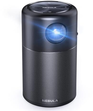 Nebula Capsule Air Mini projecteur Smart 720p, DLP, WiFi, avec GTV, Netflix pré-installé, batterie intégrée, 2 heures