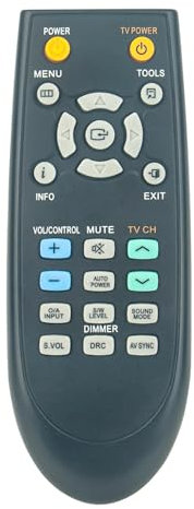 AIDITIYMI AH59-02196G Replacement Remote Control Compatible with Samsung Soundbar HW-C450 HW-C451 HW-C470 HW-C450/ZA HW-C451/ZA
