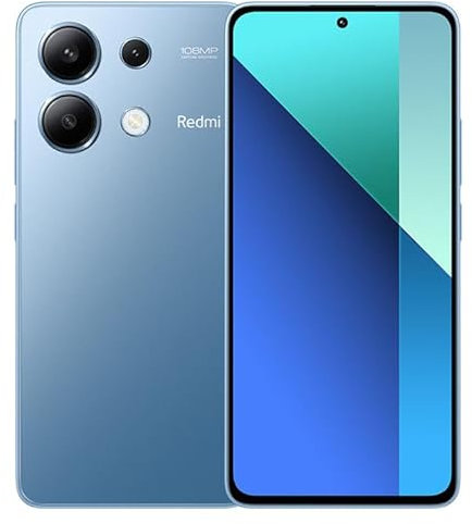Xiaomi Redmi Note 13 8GB + 512GB Global Edition Smartphone 6.67 pulgadas AMOLED Pantalla 120Hz Tres Cámara Snapdragon 685 108MP 5000mAh Batería 33W Carga Rápida Azul