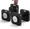 Adjustable Square Dumbbell 2Pack 12kg Weight Set, Iron Dumbbell Set with Anti-slip Handdle, 2kg Increments Innovative, Easy Safe Locking Mechanism for Home Gym Fitness